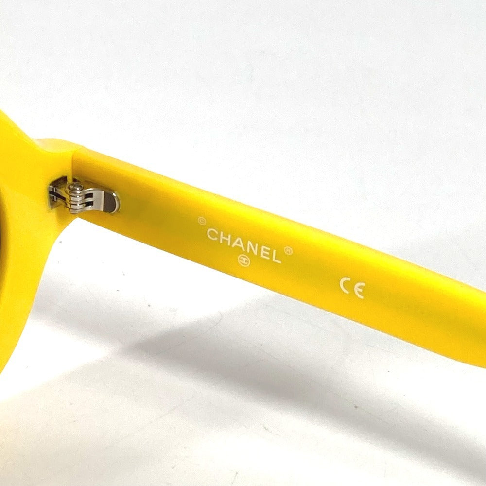 CHANEL 71314A Logo Pharrell Williams PHARREL Glasses Eyewear Glasses Sunglasses Plastic Women's Yellow