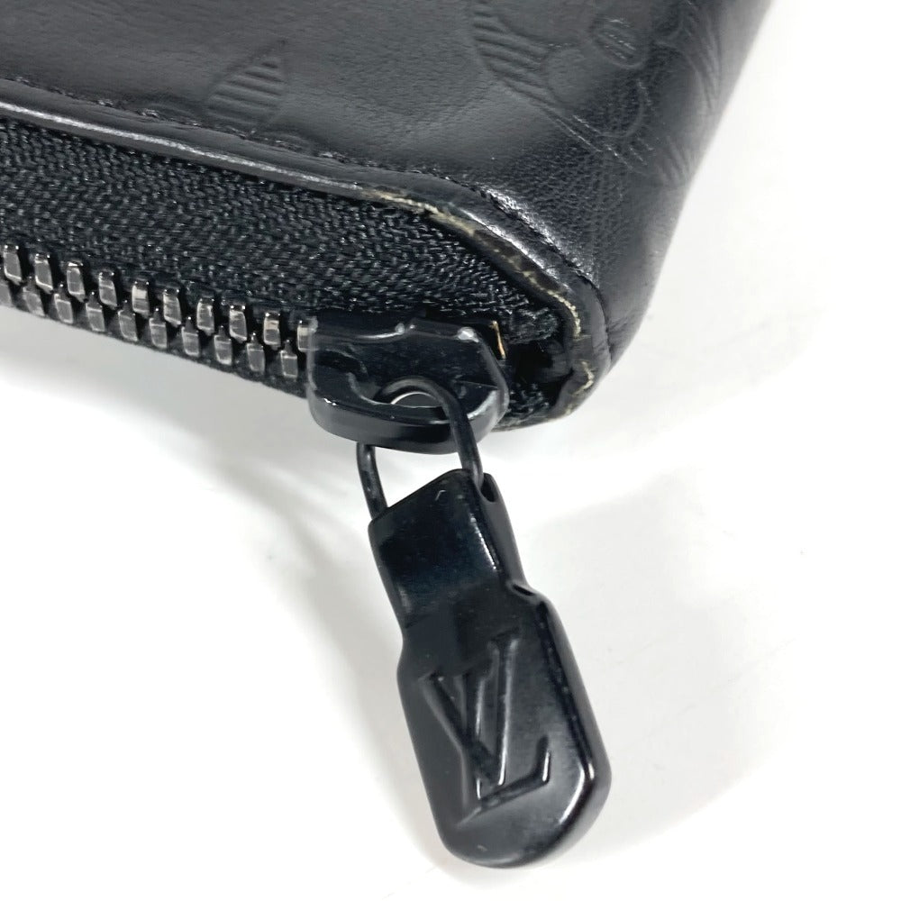 LOUIS VUITTON M62902 モノグラムシャドウ ジッピーウォレットヴェルティカル ラウンドファスナー ロングウォレット 長財布 モノグラムシャドウレザー ユニセックス ノワール ブラック