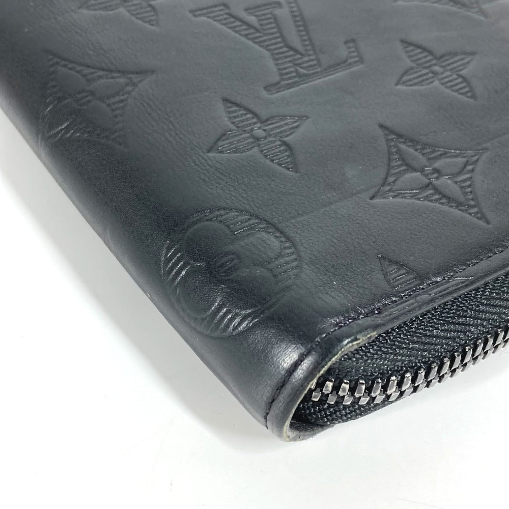 LOUIS VUITTON M62902 モノグラムシャドウ ジッピーウォレットヴェルティカル ラウンドファスナー ロングウォレット 長財布 モノグラムシャドウレザー ユニセックス ノワール ブラック