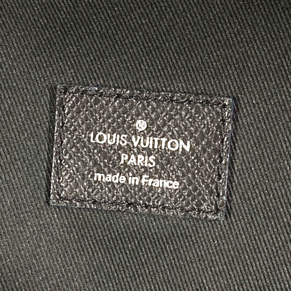 LOUIS VUITTON M32734 Taiga Anton Bag Riñonera Bicolor Mochila Taiga Cuero Unisex Ardoise Negro