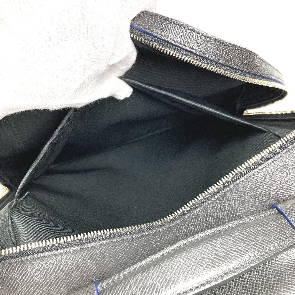 LOUIS VUITTON M32734 Taiga Anton Bag Riñonera Bicolor Mochila Taiga Cuero Unisex Ardoise Negro