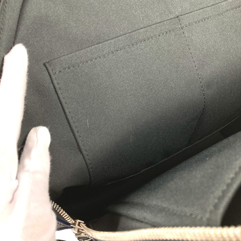 LOUIS VUITTON M32734 Taiga Anton Bag Riñonera Bicolor Mochila Taiga Cuero Unisex Ardoise Negro