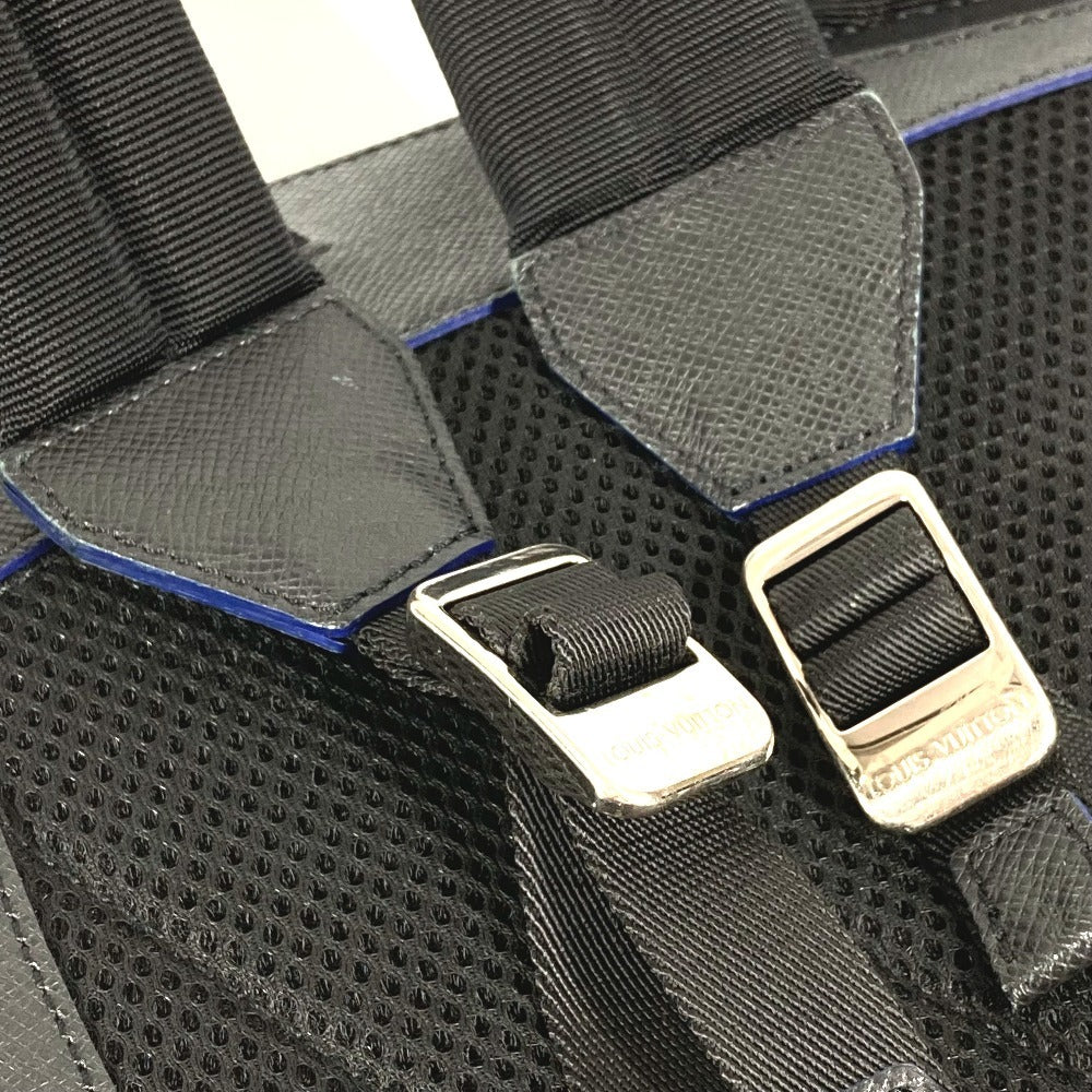 LOUIS VUITTON M32734 Taiga Anton Bag Riñonera Bicolor Mochila Taiga Cuero Unisex Ardoise Negro