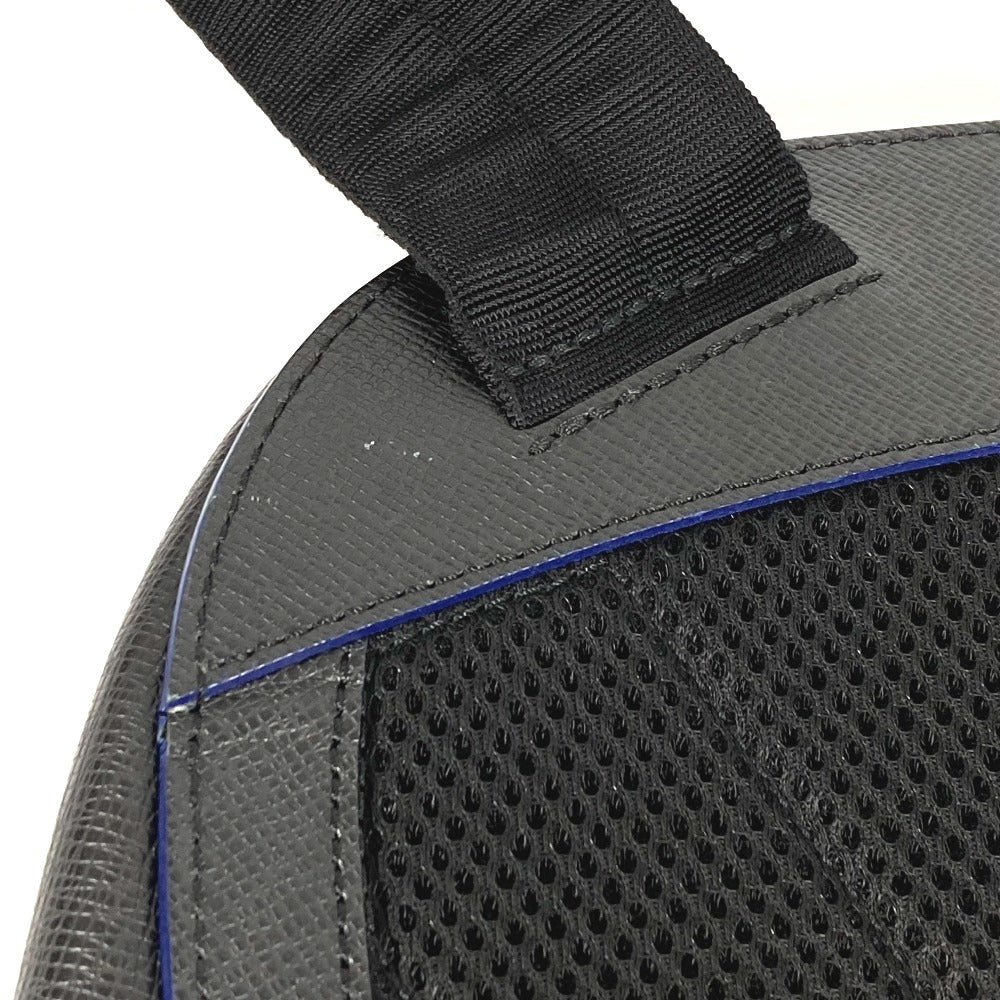 LOUIS VUITTON M32734 Taiga Anton Bag Riñonera Bicolor Mochila Taiga Cuero Unisex Ardoise Negro