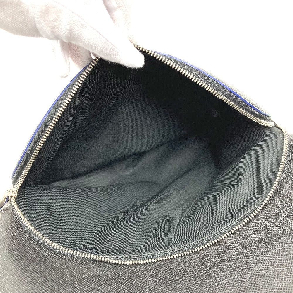 LOUIS VUITTON M32734 Taiga Anton Bag Riñonera Bicolor Mochila Taiga Cuero Unisex Ardoise Negro