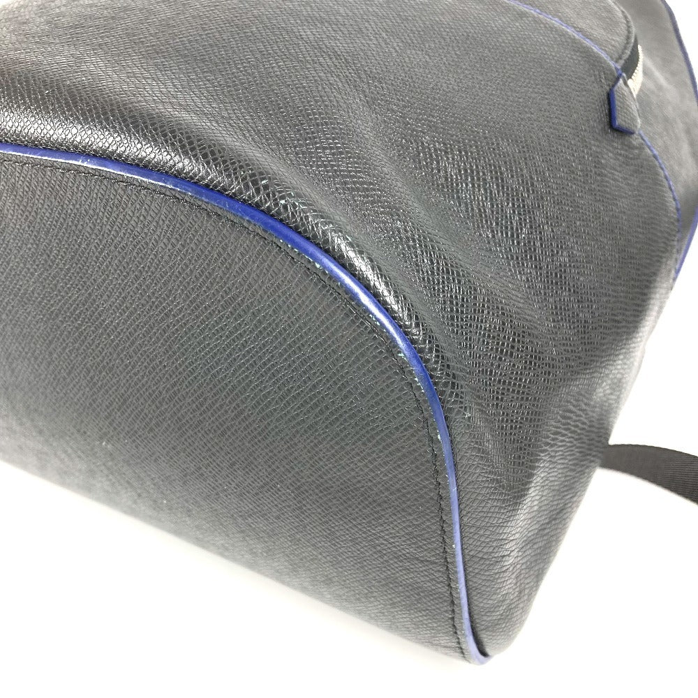 LOUIS VUITTON M32734 Taiga Anton Bag Riñonera Bicolor Mochila Taiga Cuero Unisex Ardoise Negro