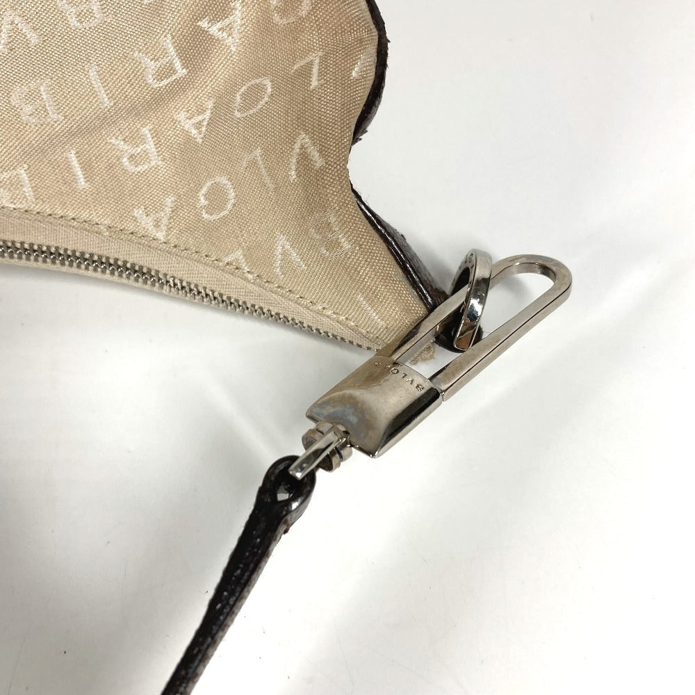 BVLGARI Logomania Bulgari Bvlgari Bag Shoulder Bag Leather/Canvas Ladies Beige