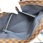 Louis vuitton n41242 damier hippo beg tote beg beg besar boston beg perjalanan beg bahu beg damier kanvas unisex ebene coklat