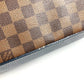 Louis vuitton n41242 damier hippo beg tote beg beg besar boston beg perjalanan beg bahu beg damier kanvas unisex ebene coklat