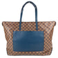 Louis vuitton n41242 damier hippo beg tote beg beg besar boston beg perjalanan beg bahu beg damier kanvas unisex ebene coklat