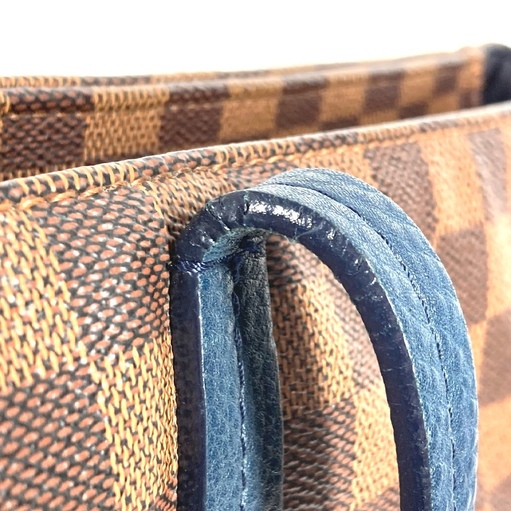 Louis vuitton n41242 damier hippo beg tote beg beg besar boston beg perjalanan beg bahu beg damier kanvas unisex ebene coklat