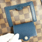 Louis vuitton n41242 damier hippo beg tote beg beg besar boston beg perjalanan beg bahu beg damier kanvas unisex ebene coklat