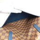 Louis vuitton n41242 damier hippo beg tote beg beg besar boston beg perjalanan beg bahu beg damier kanvas unisex ebene coklat