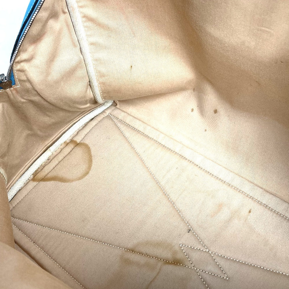 Hermes Victoria 43 Victoria 43 beg bahu beg bahu beg perjalanan beg boston beg toile abu uniseks biru jean biru