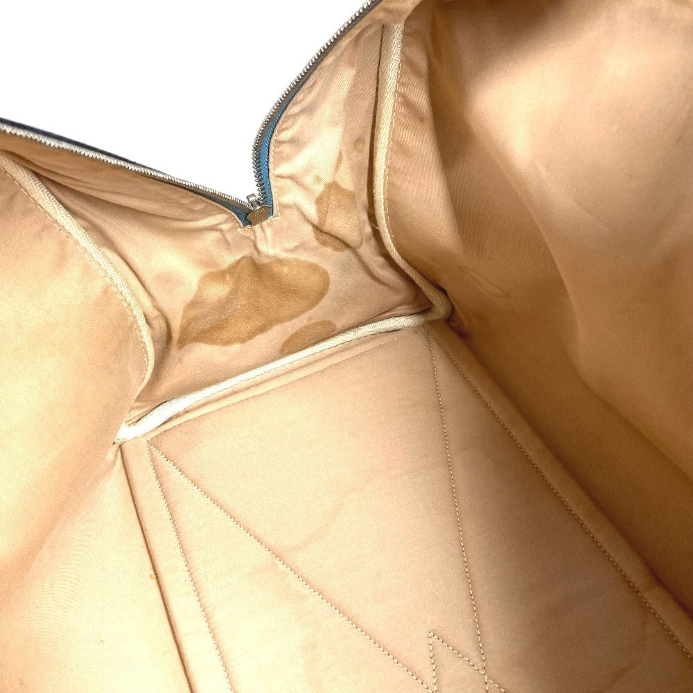 Hermes Victoria 43 Victoria 43 beg bahu beg bahu beg perjalanan beg boston beg toile abu uniseks biru jean biru