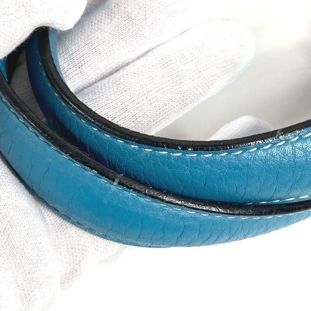 Hermes Victoria 43 Victoria 43 beg bahu beg bahu beg perjalanan beg boston beg toile abu uniseks biru jean biru