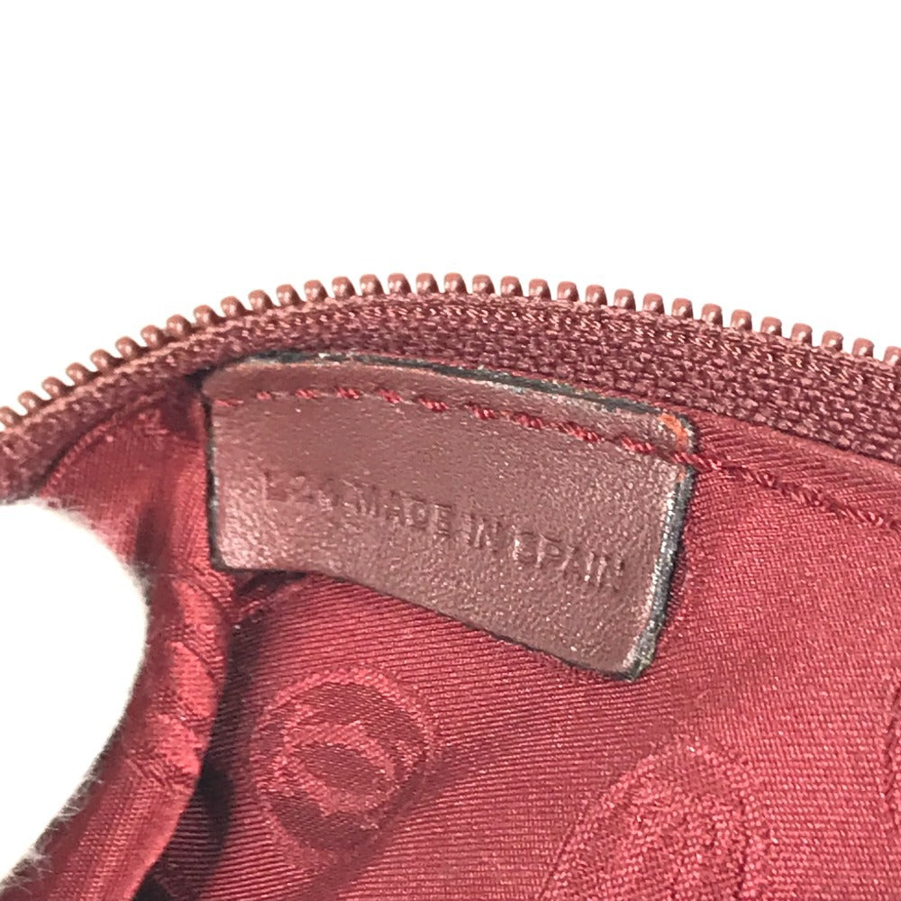 Cartier Marcello Logo Bag Tote Bag Perniagaan Beg Big Bag Boston Beg Banter Beg Kulit Unisex Wain Merah