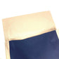 HERMES Tapidocell Big Extra Large Pouch Flap Clutch Bag Cotton Unisex Navy