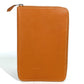 HERMES Round Zipper Travel Case Azap Combine Long Wallet Long Wallet Leather Unisex Gold