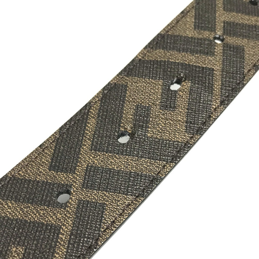 Fendi Zucca Logo Bawah Belt Belt Leather Lelaki