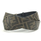 Fendi Zucca Logo Bawah Belt Belt Leather Lelaki