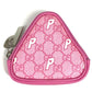 GUCCI 723144 Palace GG Supreme Logo Wallet Coin Purse Round Zipper Coin Case Multi Pouch Pouch GG Supreme Canvas Unisex Pink