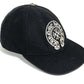 CHROME HEARTS Logo Horseshoe Hat Cap Baseball Cap Cotton Unisex Black