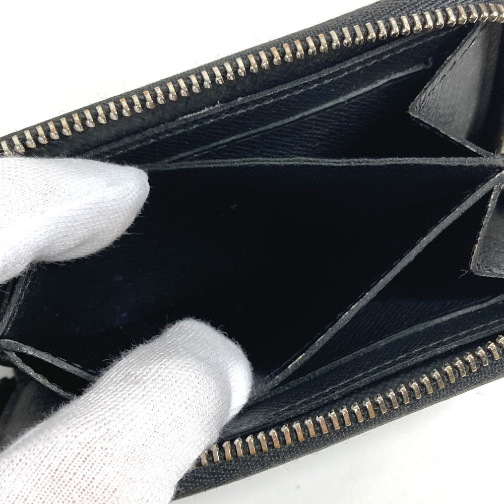 LOUIS VUITTON N63076 Damier Graphite Zippy Coin Purse Wallet Coin Purse Round Zipper Coin Case Damier Graphite Canvas Men's Black