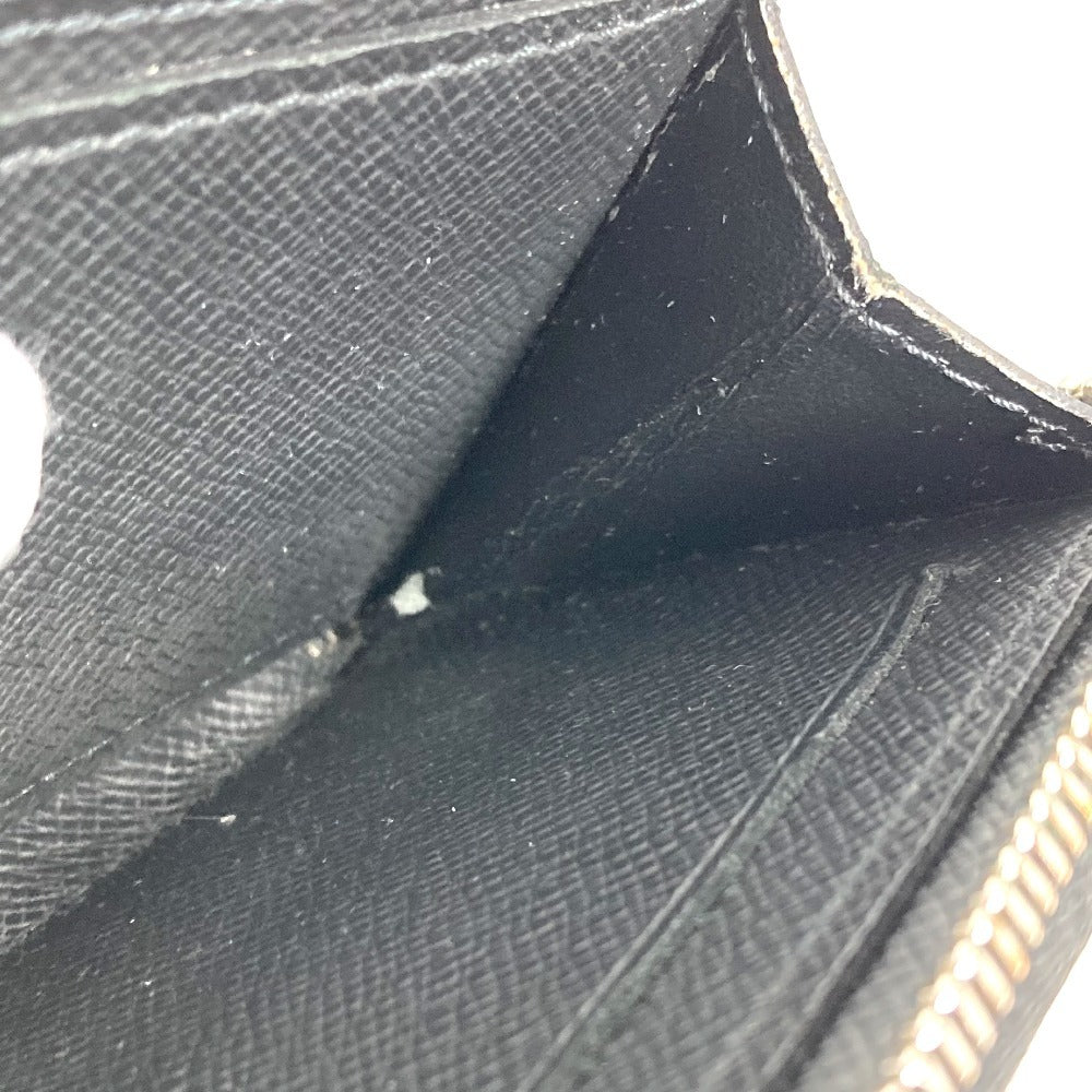 LOUIS VUITTON N63076 Damier Graphite Zippy Coin Purse Wallet Coin Purse Round Zipper Coin Case Damier Graphite Canvas Men's Black