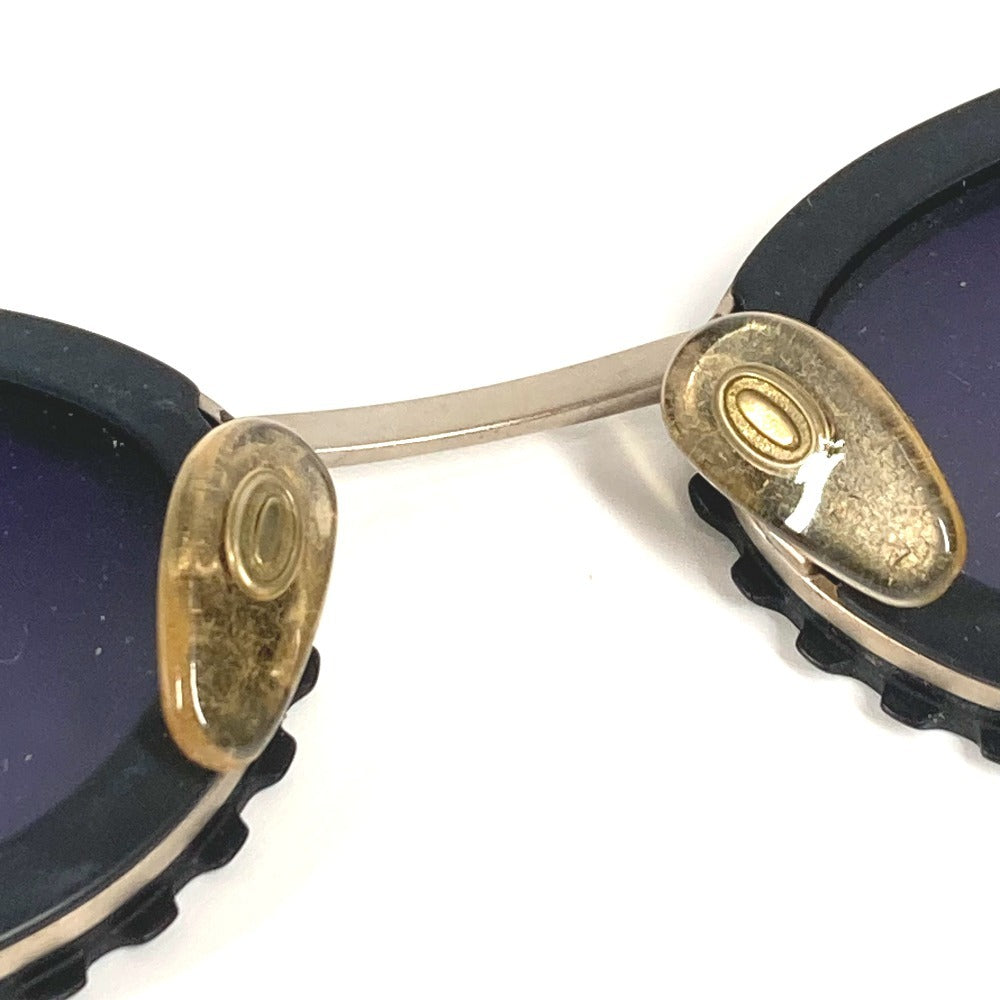 Chanel 10506 90405 Vintage 31 Rue Cambon Camera Lensa Gelas Gelas Gelas Gelas Cermin mata cermin mata hitam logam wanita hitam