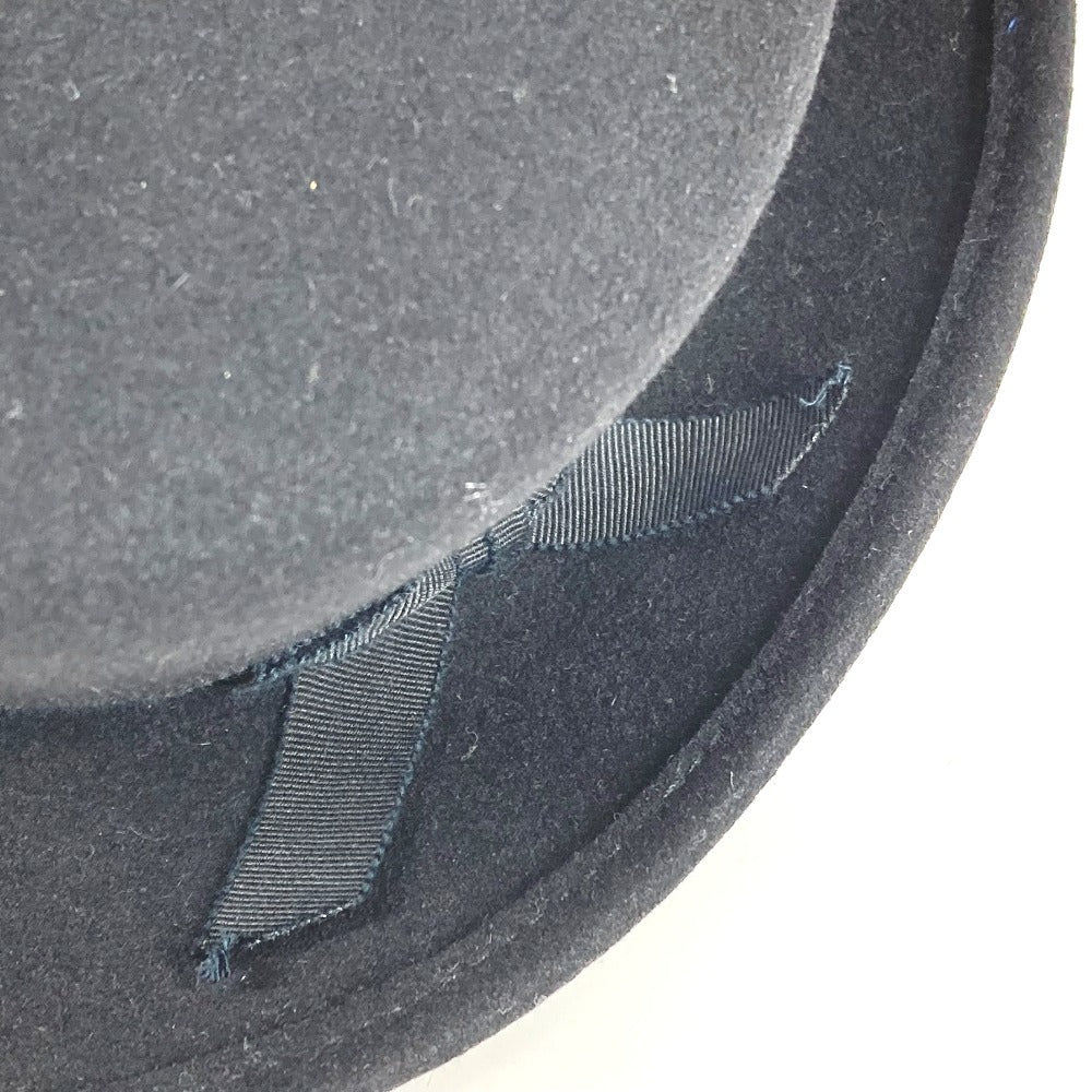 CHANEL 20S 리본 CC 코코 마크 모자 모자 버킷 모자 밥 모자 모자 토끼 여성 블랙