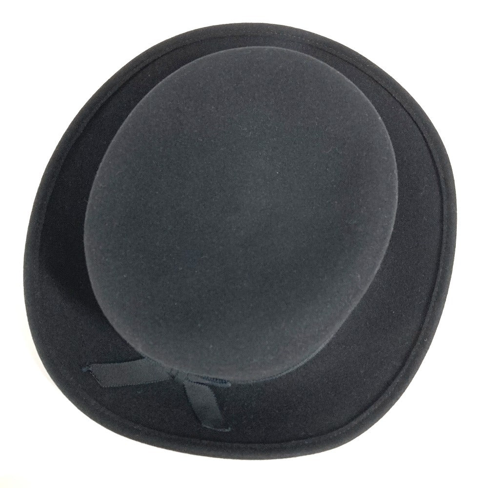 CHANEL 20S 리본 CC 코코 마크 모자 모자 버킷 모자 밥 모자 모자 토끼 여성 블랙