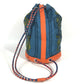 HERMES BRIDES de GALA 22 Soi Cool 22 Soi Cool 22 Drawstring Bag Shoulder Bag Shoulder Bag Silk Ladies Blue
