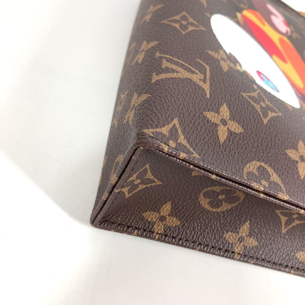 LOUIS VUITTON M13762 モノグラム LV×TM 村上隆 村上パンダ パンダ トリオ･ポッシュ･トワレ カバン ポーチ セカンドバッグ 3つセット クラッチバッグ モノグラムキャンバス ユニセックス マルチカラー