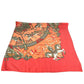 Hermes Luna Park Hiburan Taman Caregean 140 Caregean 140 Selendang Besar Stole Scarf Cashmere Women's Orange
