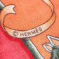 Hermes Luna Park Hiburan Taman Caregean 140 Caregean 140 Selendang Besar Stole Scarf Cashmere Women's Orange