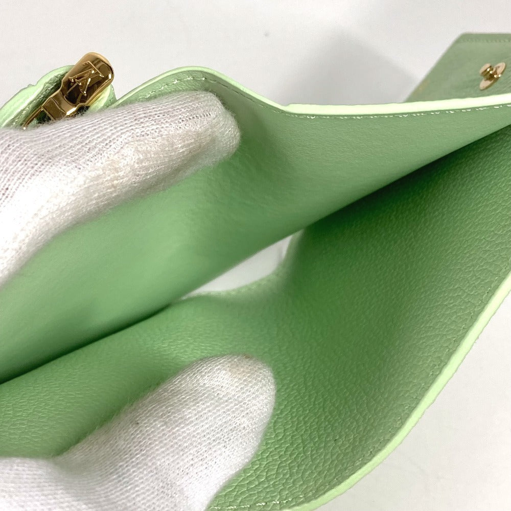 LOUIS VUITTON M13619 モノグラムマルチカラー LV×TM 村上隆 ポルトフォイユ･クレア コンパクトウォレット 財布 日本限定 2つ折り財布 モノグラムマルチカラーキャンバス ユニセックス グリーンティー グリーン