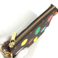 LOUIS VUITTON M81866 Monogram Yayoi Kusama Collaboration LV×YK Mini Pochette Accessoire Bag Chain Accessory Pouch Pouch Handbag Monogram Canvas Women's Brown