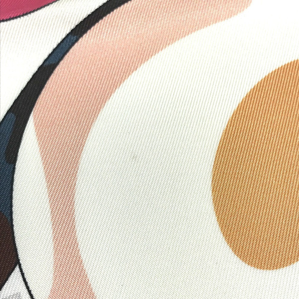 LOUIS VUITTON M96273 LV x TM Takashi Murakami Murakami Panda Panda Monogram Super Flat Characters Square 70 Scarf Silk Women's Bronze White