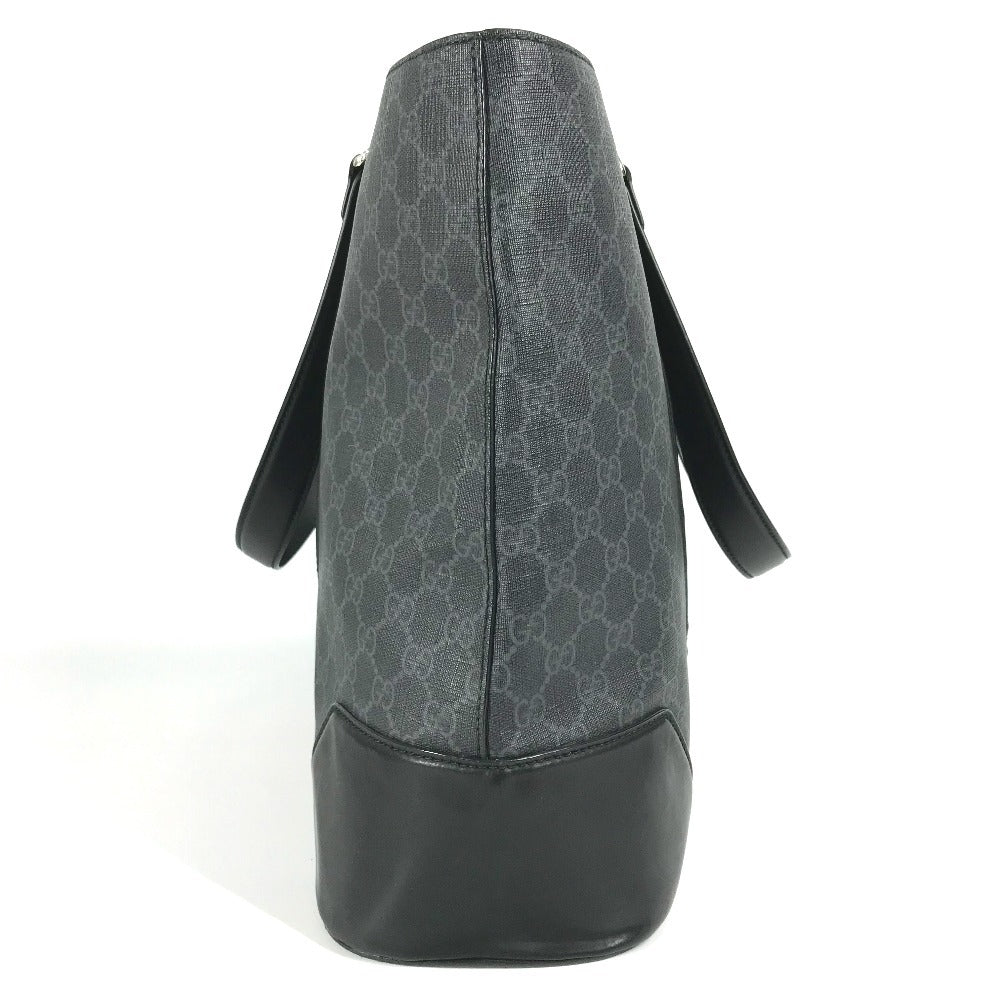 GUCCI 495560 GG Supreme Sherry Line Tote Bag Bag Shoulder Bag GG Supreme Canvas Unisex Black
