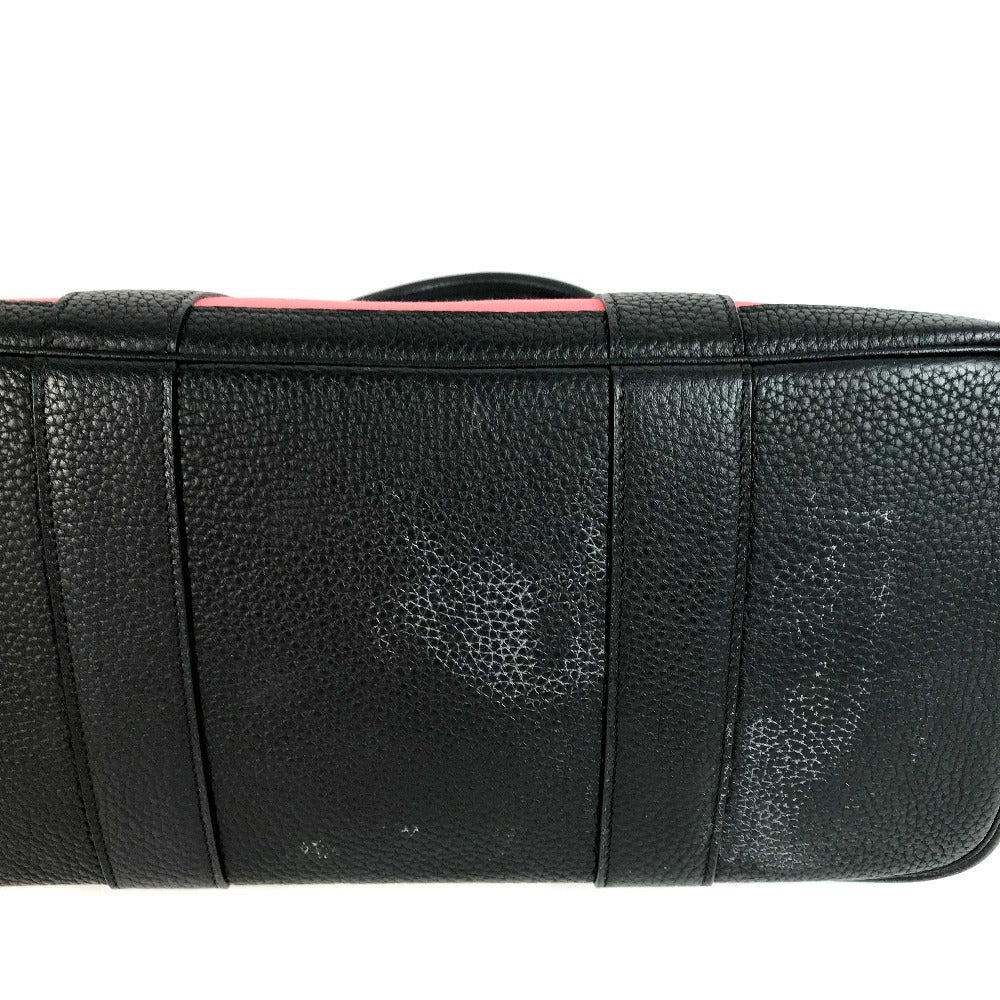 HERMES 가든파티 PM 가든파티 PM 가방 핸드백 바이컬러 숄더백 토트백 Toile Officier 여성용 핑크