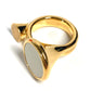 HERMES Cor Ring Accessories Rings Metal Unisex Gold