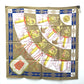 HERMES Kare 90 Kare 90 Cliquetis Scarf Silk Women's Beige