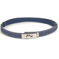 Hermes H010777ukaa Belt "Kelly" Jean 18 Kelly Belt Belt Denim Ladies Blue