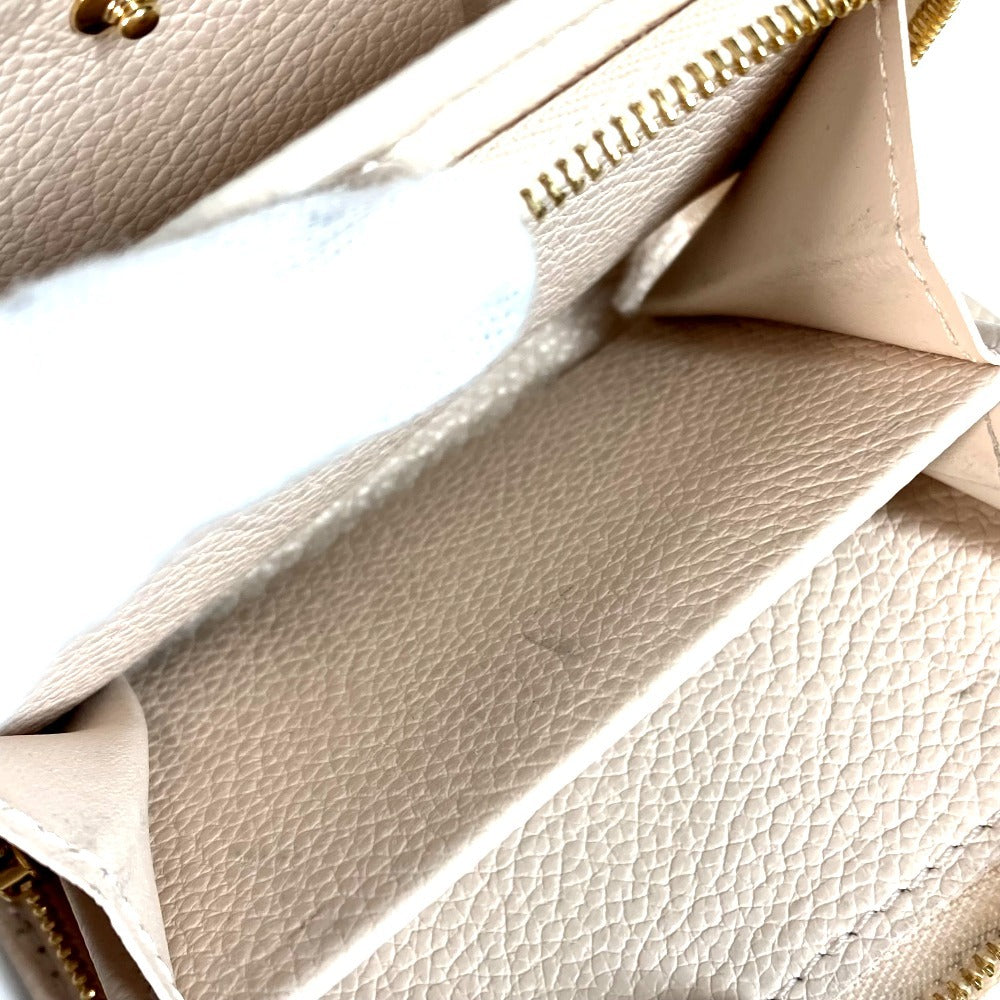 LOUIS VUITTON M83481 Monogram Emprene Portefeuille Claire Compact Wallet Bifold Wallet Monogram Emprene Leather Unisex Sunrise Aquarelle Pink