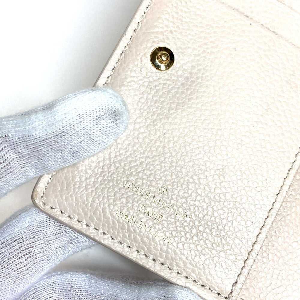 LOUIS VUITTON M83481 Monogram Emprene Portefeuille Claire Compact Wallet Bifold Wallet Monogram Emprene Leather Unisex Sunrise Aquarelle Pink