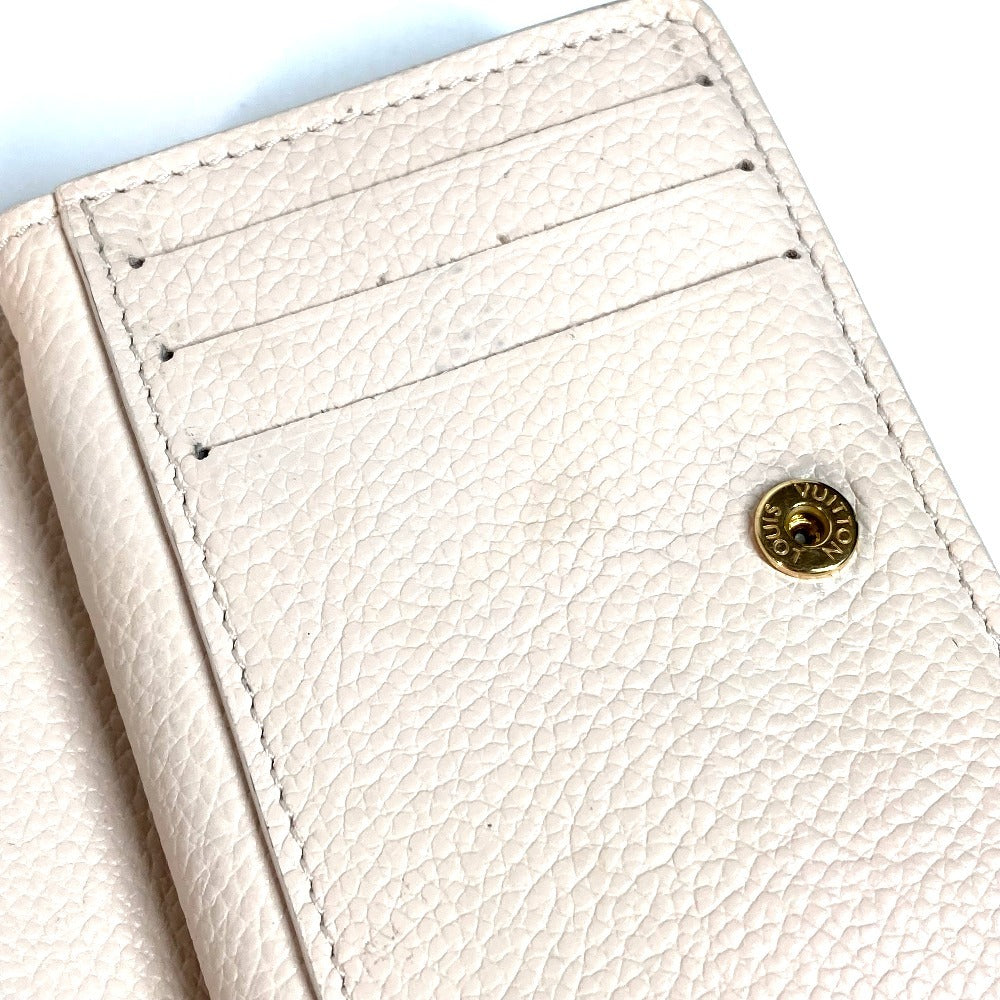 LOUIS VUITTON M83481 Monogram Emprene Portefeuille Claire Compact Wallet Bifold Wallet Monogram Emprene Leather Unisex Sunrise Aquarelle Pink