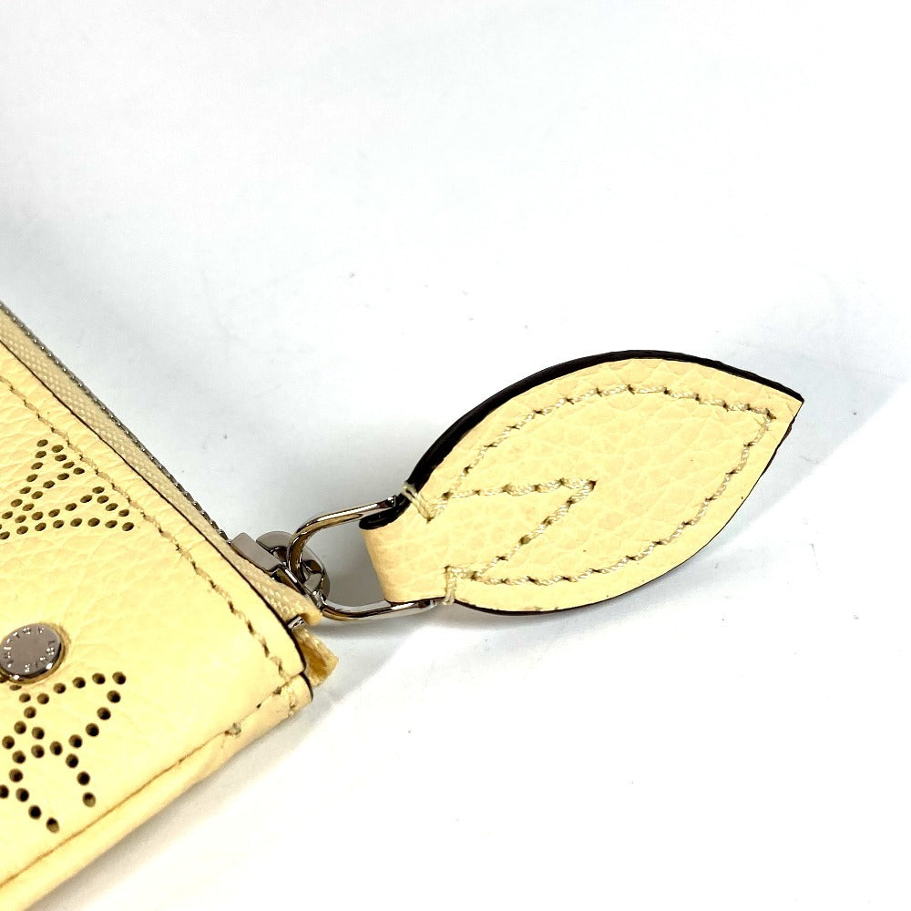 LOUIS VUITTON M81516 Monogram Mahina Pochette Clé Wallet Compact Wallet Coin Purse Keychain Included Japan Limited Color Coin Case Monogram Mahina Leather Unisex Banana Yellow
