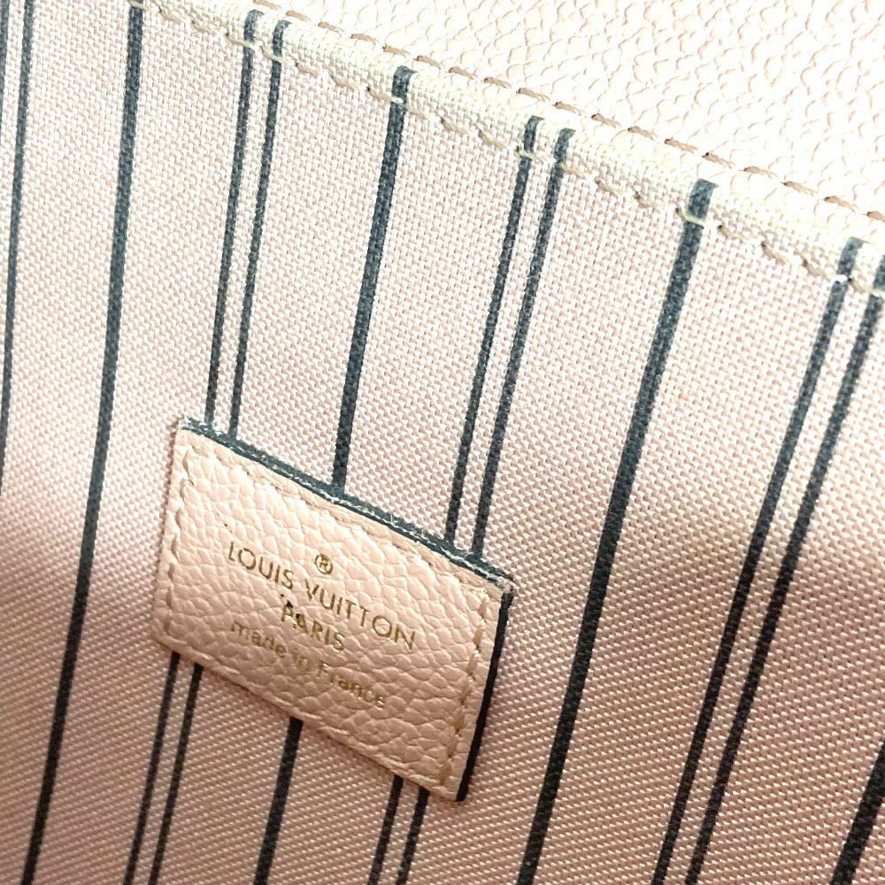 LOUIS VUITTON M44018 모노그램 앙프렝뜨 포쉐트 메티스 MM 포셰트 메티스 MM 백 2WAY 백 핸드백 크로스바디 플랩 숄더백 모노그램 앙프렝뜨 가죽 레이디 로즈 푸드르 핑크