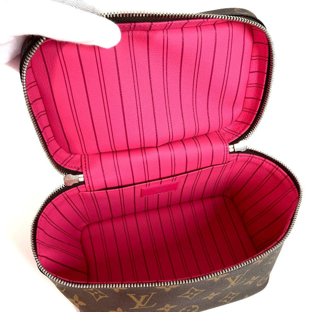 LOUIS VUITTON M12650 Monogram Nice Mini Vanity Bag Box BOX Bag Handbag Monogram Canvas Ladies Pondicherry Pink Pink